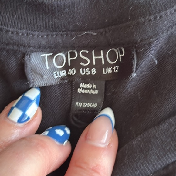 Top shop - floral embroidered crop tee - Picture 5 of 6